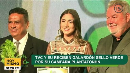 PlantatónHN recibe premio 'Sello Verde' por su compromiso ambiental