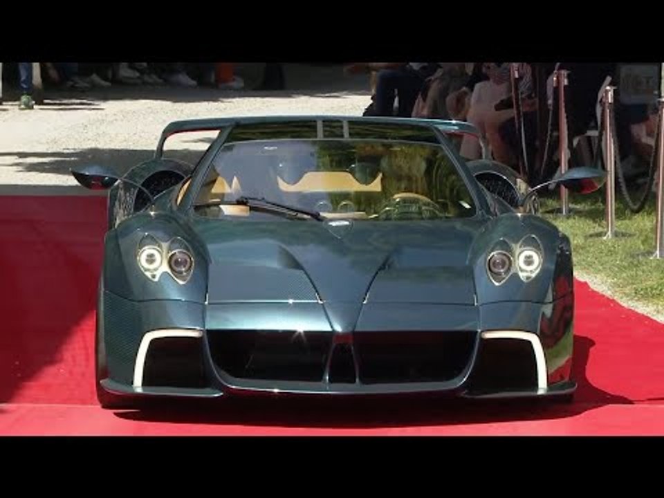 Pagani huayra epitome 2025 – livebilder vom concorso d’eleganza villa d’este