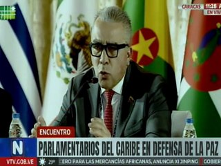 Dip. Martínez invita a homólogos del Caribe a visitar el país y observar la paz del pueblo