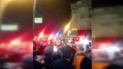 Yıkılan binanın yanında yeni tehlike: Çatırdama sesleri panik yarattı