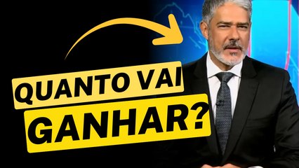 QUANTO WILLIAM BONNER VAI GANHAR DE APOSENTADORIA?