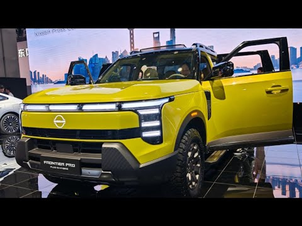 2026 nissan frontier pro phev enthüllt – 300 kw pick-up fordert byd shark 6 heraus