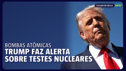 Trump diz que EUA realizarão testes nucleares se outros países fizerem