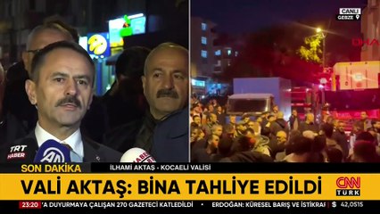 SON DAKİKA | Gebze’de yıkılan binanın yakınındaki bir binada çatlaklar oluştu