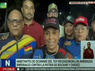 Miranda | Población de Valles del Tuy se desplegó en defensa de la paz y la soberanía