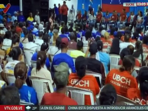 Sucre | Desarrollan asambleas con el pueblo para respaldar al presidente Nicolás Maduro
