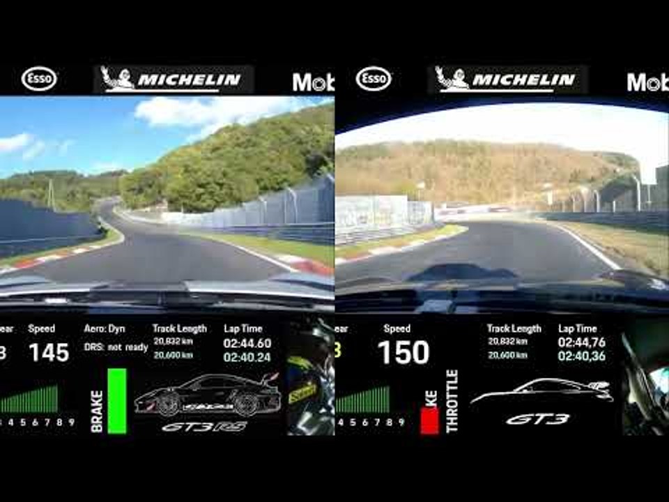 Porsche 911 GT3 (992.2) vs. 911 GT3 RS (992.1) | direktes Nordschleifenduell