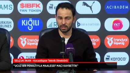 Selçuk İnan'dan hakem tepkisi: Ucuz penaltı!