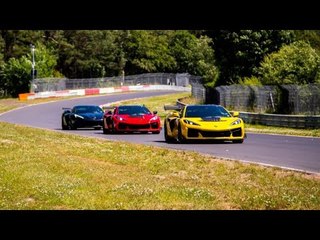 Corvette C8 Z06, ZR1 & ZR1X jagen Nordschleifen-Rekorde | Soundcheck + Highlights