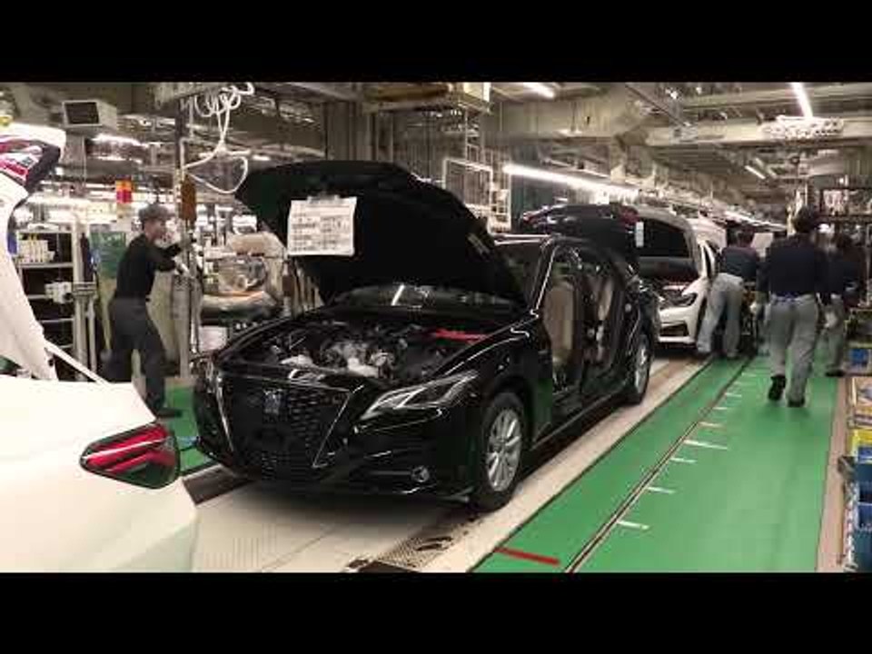 So entsteht der Toyota Crown Hybrid (S220) | die Produktion im Motomachi Werk