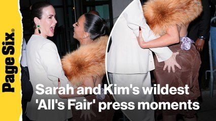 Sarah Paulson and Kim Kardashian's wildest 'All's Fair' moments | Viral Press Tours