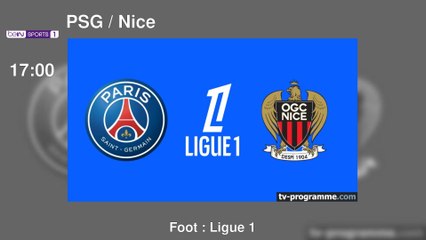 Programme SPORT soirée du Samedi 1 novembre 2025