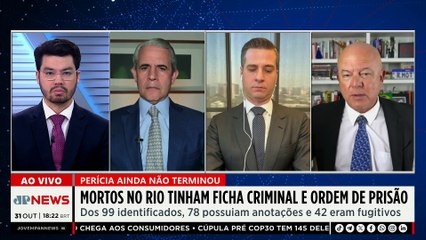 Megaoperação no RJ: 78 mortos possuíam ficha criminal e 42 estavam com mandado de prisão