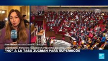 Francia rechaza el impuesto para superricos y desata tensión política en el Parlamento