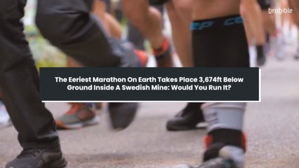 The Eeriest Marathon On Earth Takes Place 3,674ft Below Ground Inside A Swedish Mine: Would You Run It?
