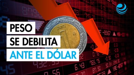 Peso mexicano cae 1.45% frente al dólar en octubre