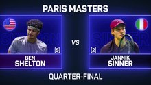 Sinner powers past Shelton to reach Paris semis