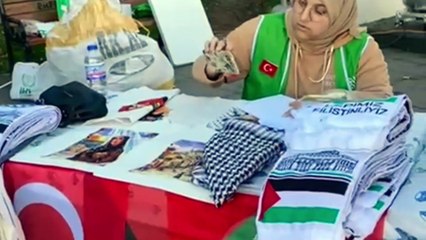 Erfelek'te Gazze için hayrır çarşısı