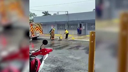 tn7-Video Bomberos rescatan serpiente de gran tamaño en Batán-311025