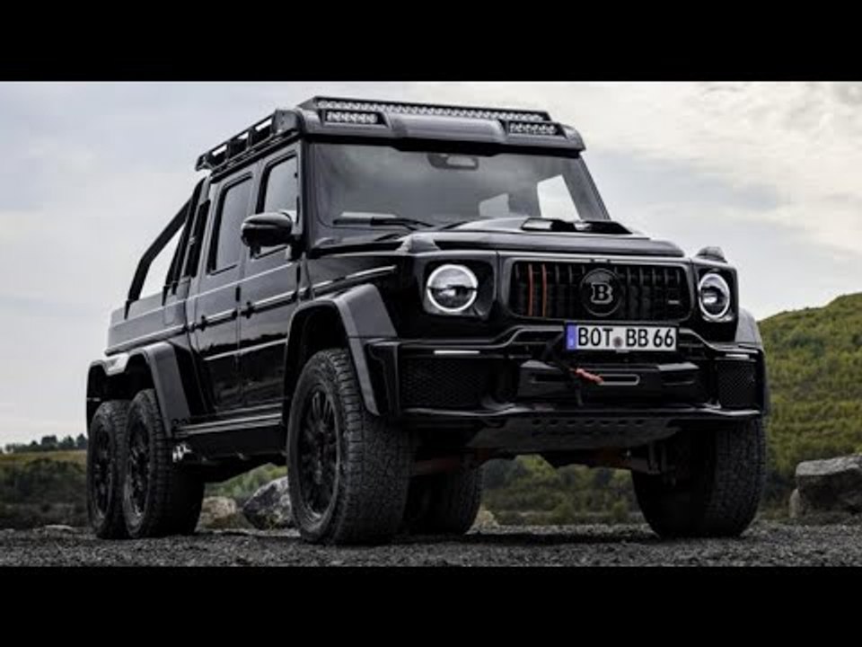 Brabus xlp 800 6x6 adventure – extrem-pickup mit 800 ps & 6 rädern