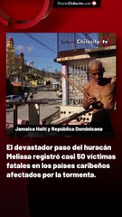 El devastador paso del huracán Melissa registró casi 50 víctimas fatales en los países caribeños afectados por la tormenta.