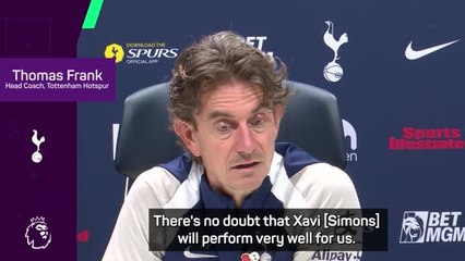Frank has 'no doubt' Simons will be a success at Spurs