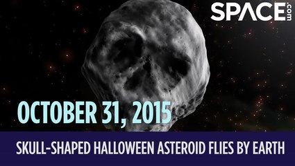 OTD in Space - October 31: Skull-Shaped Halloween Asteroid Flies by Earth