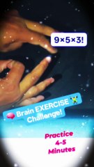 👿Powerful🧠Brain🧠🙇Exercise💪🏼🏋🏼Challenge💥💥
