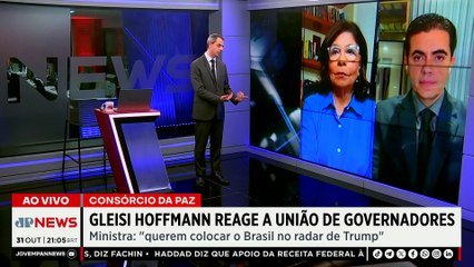 Gleisi Hoffmann reage a união de governadores em apoio a Castro