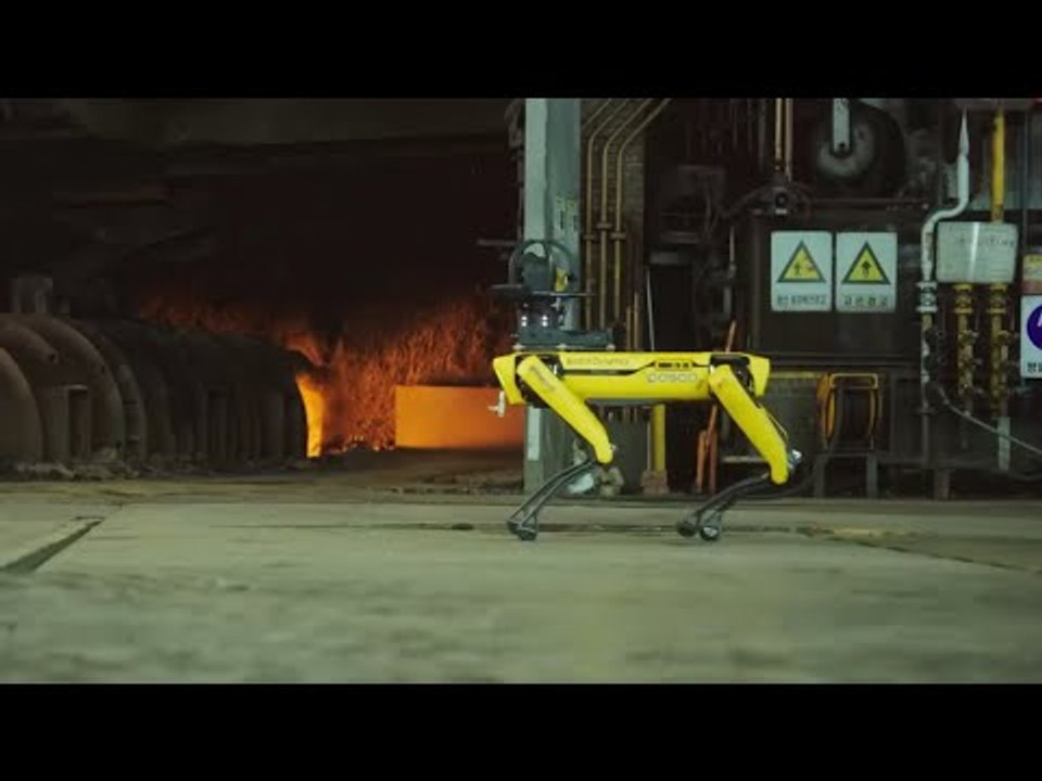 Boston Dynamics Spot im Einsatz bei POSCO: Roboterwartung in der Stahlindustrie