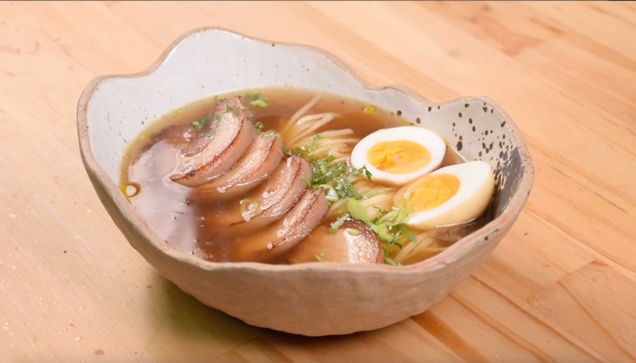 Ramen de cerdo y miso