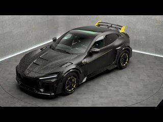 MANSORY PUGNATOR: Ferrari Purosangue in Schwarz mit Gelb-Details