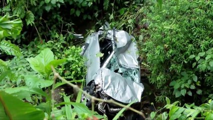 tn7-Familia que sobrevivió tras caer con todo y carro a precipicio relató a Telenoticias los minutos de terror que vivieron-311025