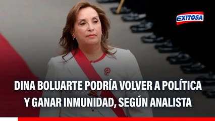 ¿Dina Boluarte buscaría VOLVER a la política para tener INMUNIDAD?: "Cinco años de tranquilidad"