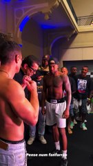 Davi Brito perde a cabeça e vai pra cima de Sacha Bali durante pesagem; veja