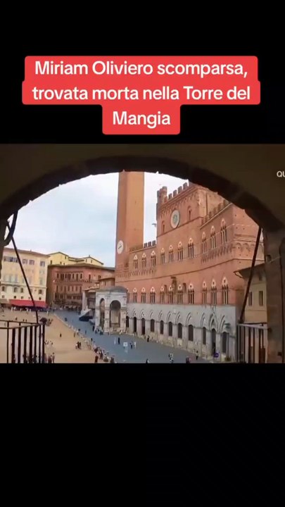 Miriam Oliviero scomparsa, trovata morta nella Torre del Mangia