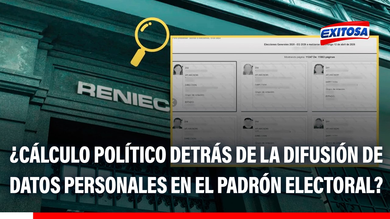 Congreso tiene responsabilidad por difusión de datos en padrón electoral: ¿Hubo cálculo político?