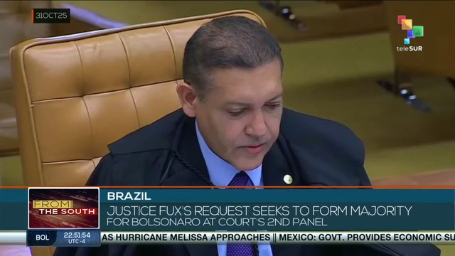 Brazil: Supreme Court Justice Luis Fux was the only to vote against guilty verdict for ex-pres. Bolsonaro As far right former Brazilian President Jair Bolsonaro's imprisonment approaches, his allies have made a last ditch effort to keep him out of jail.