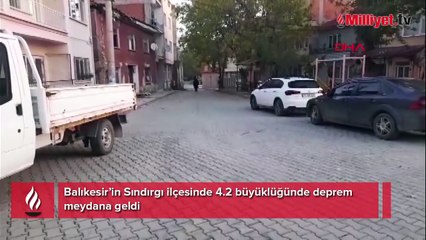 Balıkesir Sındırgı'da 4.2 büyüklüğünde deprem