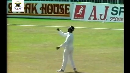Kapil Dev 41 off 50 Balls 2 Fours 1 Six  vs West Indies 4th Match at Sharjah, Oct 16 1989 (CT)