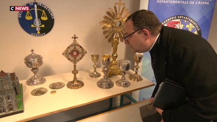 Aisne : restitution d'objets de culte volés