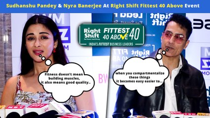 Right Shift’s Fittest 40 Above 40 Event Sees Incredible Fit TV Stars Sudhanshu Pandey & Nyra Banerjee