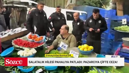 Salatalık hilesi pahalıya patladı: Pazarcıya çifte ceza!