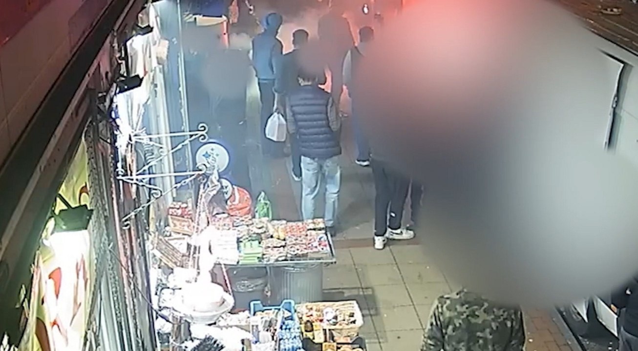 CCTV shows kids setting off fireworks in West Midlands street endangering shoppers