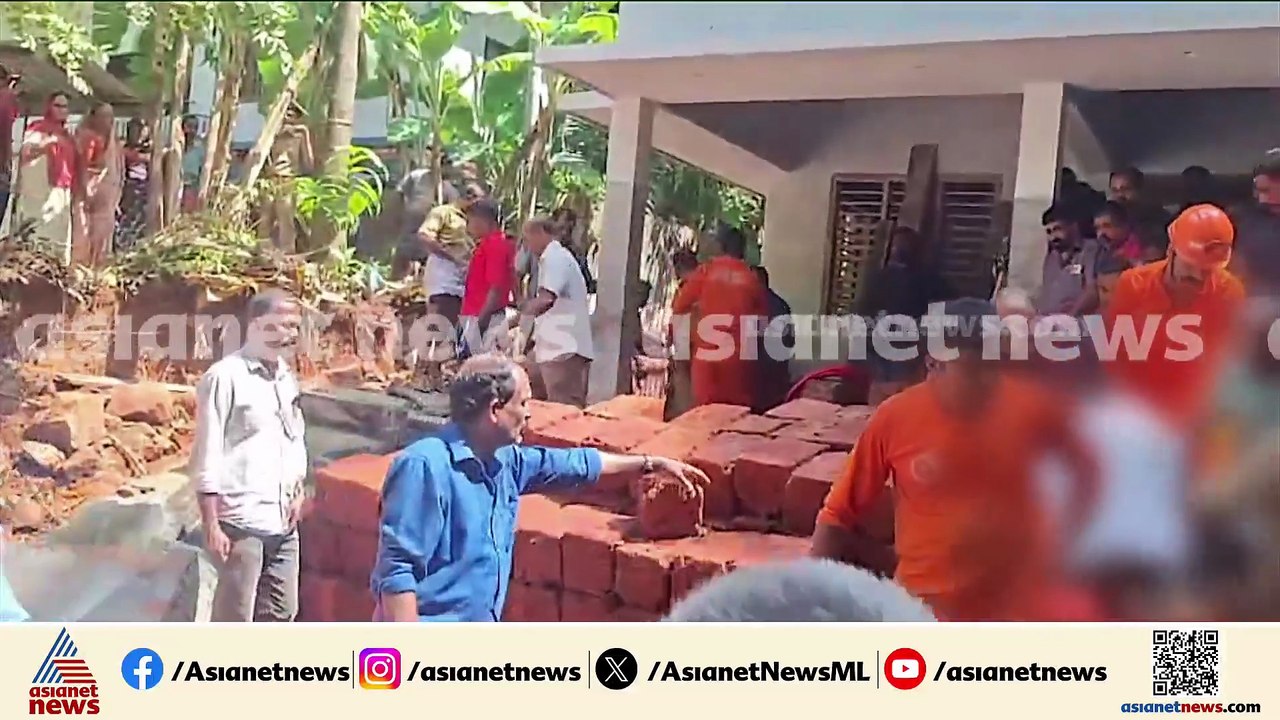 മതിലിടിഞ്ഞ് വീണ് ഗുരുതരമായി പരിക്കേറ്റ ഇതരസംസ്ഥ...