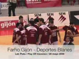 Farho Gijón- Deportes Blanes, LEB Plata