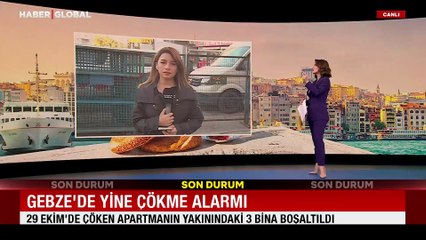 Gebze’de yıkılan binanın yakınında çökme alarmı
