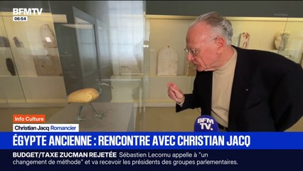 Égypte ancienne: BFMTV avec le romancier Christian Jacq au musée d'art et d'histoire de Genève