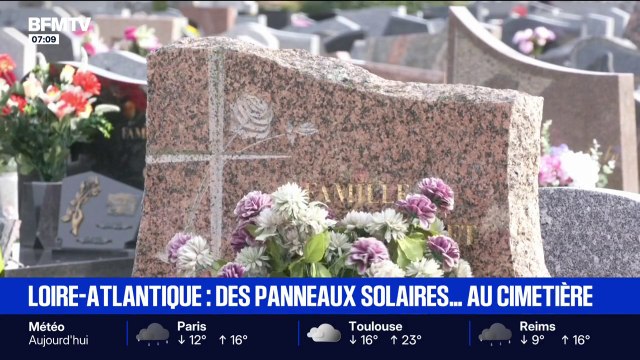 En Loire-Atlantique, des panneaux solaires bientôt installés dans un cimetière pour produire de l'électricité et assurer l'étanchéité
