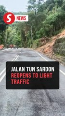 Jalan Tun Sardon reopens to light traffic after eight-day closure